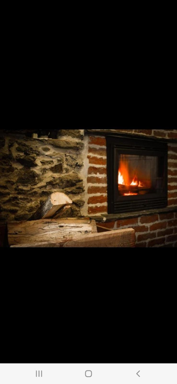Chalet In Pietra E Legno Con Caminetto Inverso Pinasca Eksteriør bilde